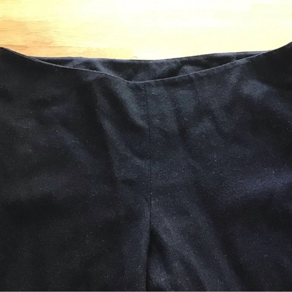 Tory Burch 100% Wool Side Zip Mid Rise Trouser Pants Size 8